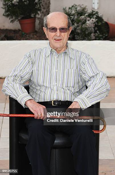 Director Manoel de Oliveira attends 'The Strange Case Of Angelica' Photocall held at the Palais Des Festivals during the 63rd Annual International...