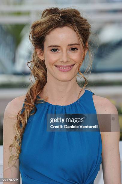 Actress Pilar Lopez attends 'The Strange Case Of Angelica' Photocall held at the Palais Des Festivals during the 63rd Annual International Cannes...