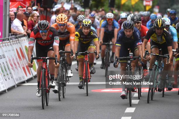 38Th Tour Wallonie 2017, Stage 4Arrival, Sprint, Jean-Pierre Drucker / Adam Blythe / Bruxelles - Profondeville , Voo, Tw,