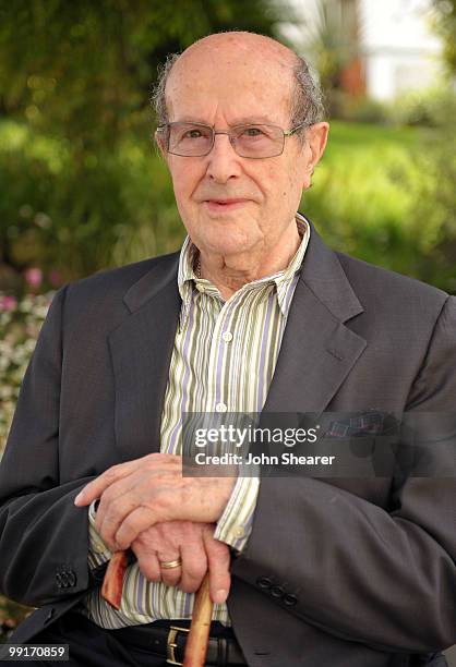 Director Manoel de Oliveira poses for a portrait during the 63rd Annual International Cannes Film Festival at the Hotel Majestic Barriere on May 13,...