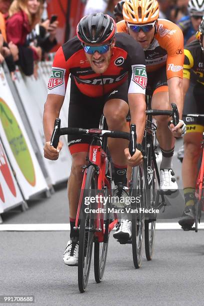 38Th Tour Wallonie 2017, Stage 4Arrival, Sprint, Jean-Pierre Drucker / Adam Blythe / Bruxelles - Profondeville , Voo, Tw,