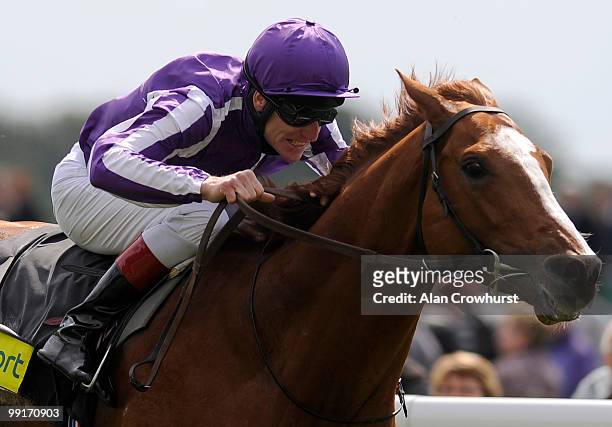 Cape Blanco ridden by jockey, Johnny Murtagh win the Totesport Dante Stakes at York racecourse on May 13, 2010 in York, England