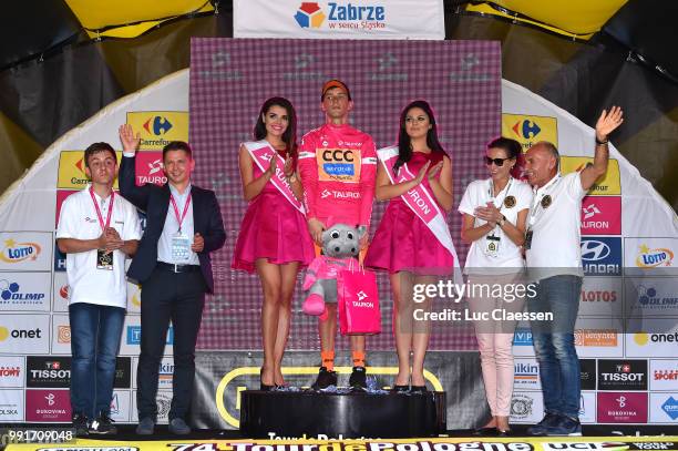 74Th Tour Of Poland 2017, Stage 4Podium /Maciej Paterski Mountain Jersey Celebration, Miss, Zawiercie - Zabrz , Tdp, Tour De Pologne,