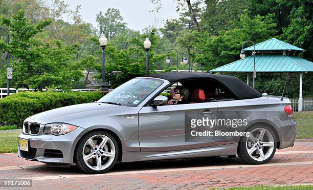 135i convertible is driven in Millville, New Jersey, U.S., on Wednesday, May 12, 2010. Bayerische Motoren Werke AG, the maker of BMW, Mini and...