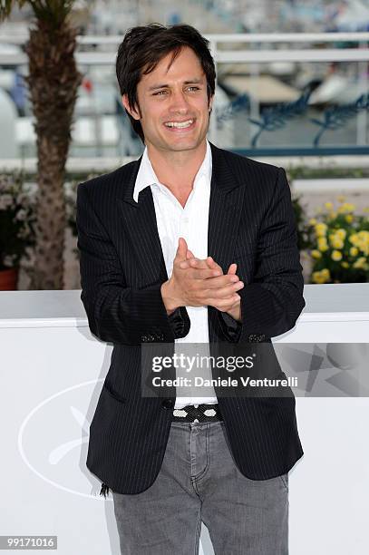 Gael Garcia Bernal the President of the Jury Camera D'Or attends the Camera d'Or Jury Photocall held at the Palais Des Festivals during the 63rd...