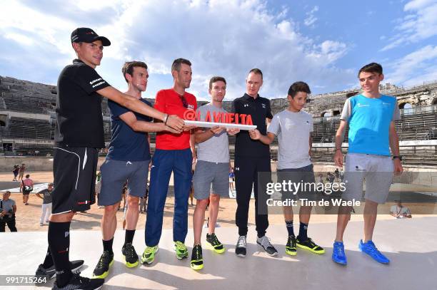 72Nd Tour Of Spain 2017, Vuelta Top Riders Press Conferencewarren Barguil / Adam Yates / Vincenzo Nibali / Simon Yates / Christopher Froome / Johan...