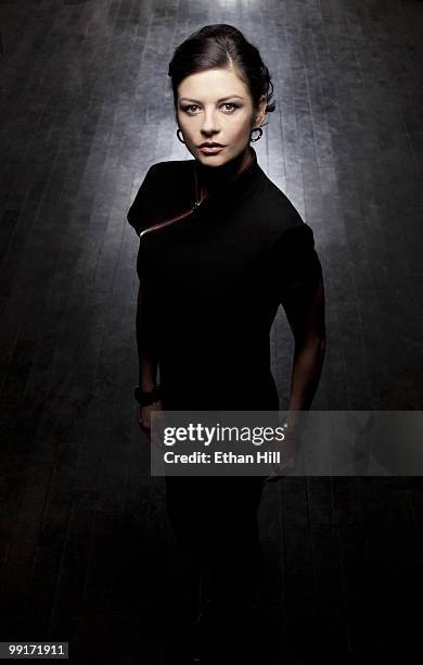 Actress Catherine Zeta-Jones poses at a portrait sesson for New York Times in 2009. NON-EXCLUSIVE IMAGE.