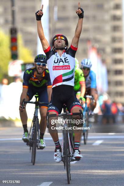 8Th Grand Prix Cycliste De Montreal 2017 Arrival, Diego Ulissi Celebration, Montreal - Montreal / Grand Prix Montreal,