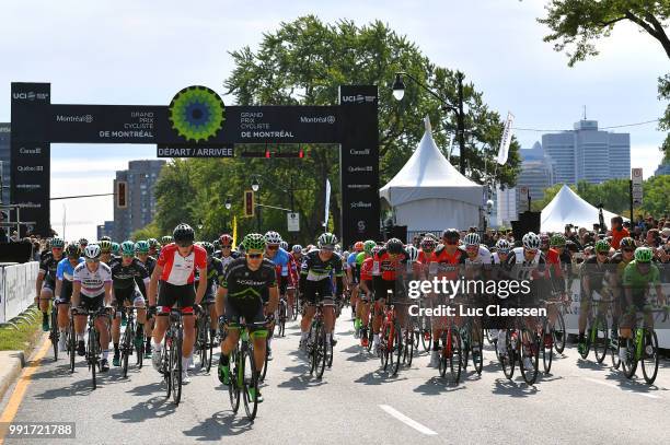 8Th Grand Prix Cycliste De Montreal 2017 Illustration, Start Peloton, Montreal - Montreal / Grand Prix Montreal,