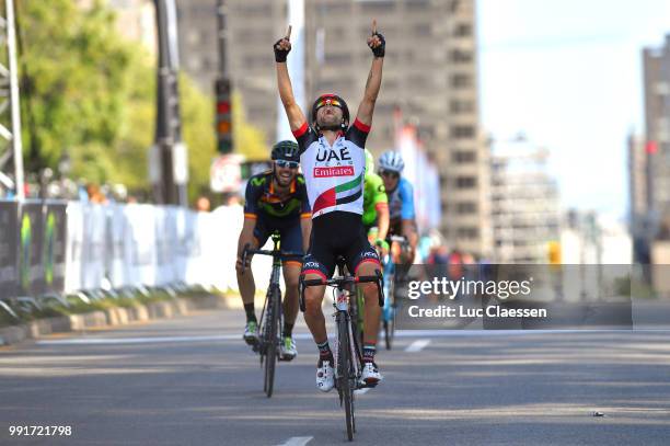 8Th Grand Prix Cycliste De Montreal 2017 Arrival, Diego Ulissi Celebration, Montreal - Montreal / Grand Prix Montreal,