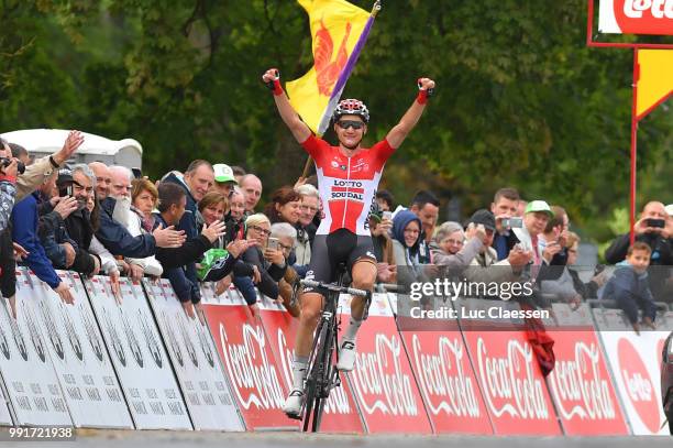 58Th Grand Prix De Walloniearrival, Tim Wellens Celebration, Chaudfontaine - Citadelle De Namur 216M / Gp Wallonie,