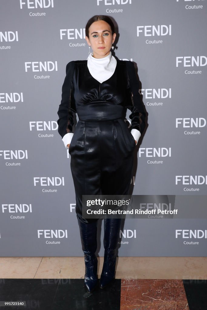 Fendi Couture : Front Row - Paris Fashion Week - Haute Couture Fall Winter 2018/2019