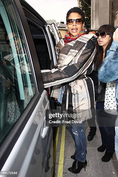 Kelis sighting on May 13, 2010 in London, England.