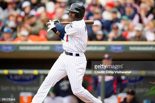 Orlando Hudson of the Minnesota Twins bats against the Baltimore Orioles at Target Field on May 8, 2010 in Minneapolis, Minnesota. The Orioles beat...