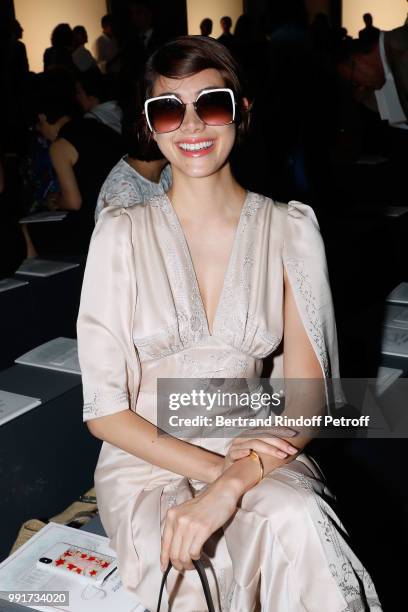 Hikari Mori attends the Fendi Couture Haute Couture Fall Winter 2018/2019 show as part of Paris Fashion Week on July 4, 2018 in Paris, France.