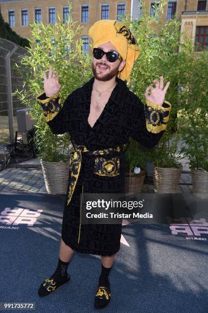 Riccardo Simonetti attends the Riani show during the Berlin Fashion Week Spring/Summer 2019 at ewerk on July 4, 2018 in Berlin, Germany..