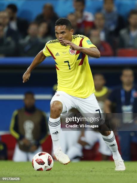 Carlos Bacca of Colombia during the 2018 FIFA World Cup Russia round of 16 match between Columbia and England at the Spartak stadium on July 03, 2018...