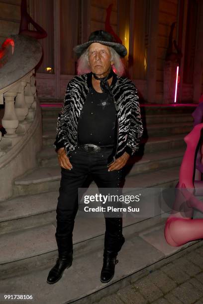 James Goldstein attends the "Scandal Discotheque" : Party as part of Paris Fashion Week on July 4, 2018 in Paris, France.