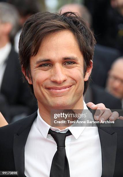 Actor Gael Garcia Bernal attends the Opening Night Premiere of 'Robin Hood' at the Palais des Festivals during the 63rd Annual International Cannes...