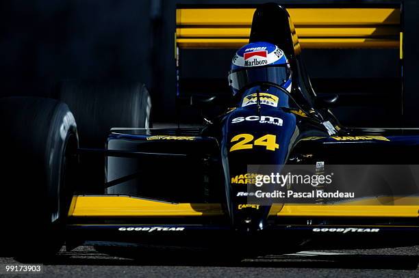 Gianni Morbidelli drives the SCM Minardi Team Minardi M191 Ferrari during practice for the Grand Prix of the USA on 9th March 1991 at the Phoenix...