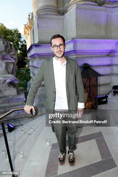 Bastien Daguzan attends Cocktail of Federation de la Haute Couture et de la Mode as part of Paris Fashion Week Haute-Couture Fall/Winter 2018/19 at...