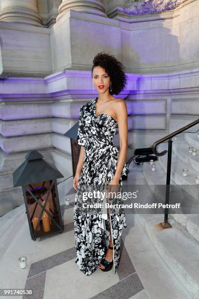 Noemie Lenoir attends Cocktail of Federation de la Haute Couture et de la Mode as part of Paris Fashion Week Haute-Couture Fall/Winter 2018/19 at Le...