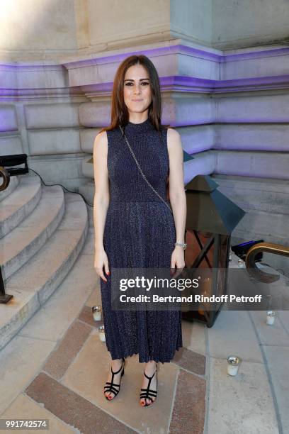 Elena Carrettoni attends Cocktail of Federation de la Haute Couture et de la Mode as part of Paris Fashion Week Haute-Couture Fall/Winter 2018/19 at...