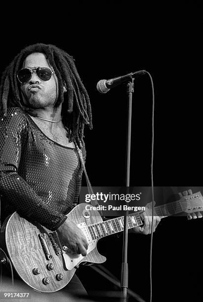 Lenny Kravitz performs live on stage at Pinkpop festival in Landgraaf, Netherlands on May 20 1991