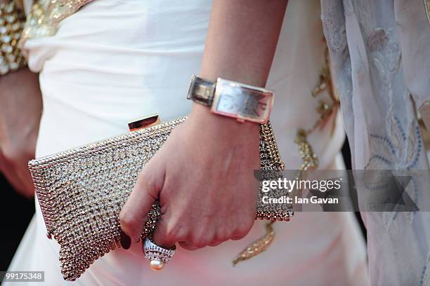 Actress Deepika Padukone attends the 'On Tour' Premiere at the Palais des Festivals during the 63rd Annual Cannes Film Festival on May 13, 2010 in...