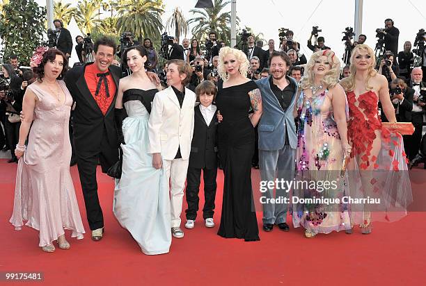 Suzanne Ramsey , Roky Roulette, Evie Lovelle, guest, guest, Mimi Le Meaux, director Mathieu Amalric, Dirty Martini and Julie Atlas Muz attend the...