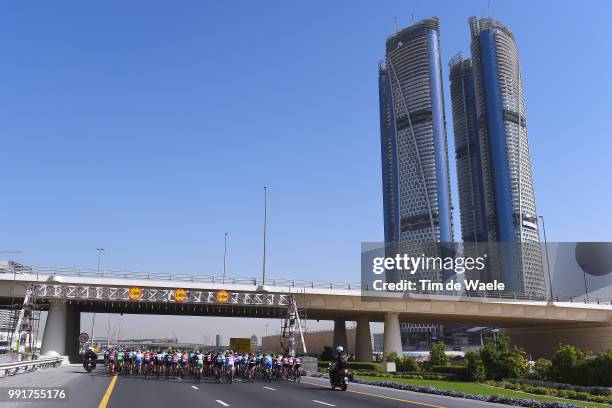 4Th Tour Dubai 2017, Stage 2Landscape, Peloton, Dubai City, Skyline/ Dubai-Dimc - Ras Al Khaimah , Ras Al Khaimah Stage, Dubai Tour,