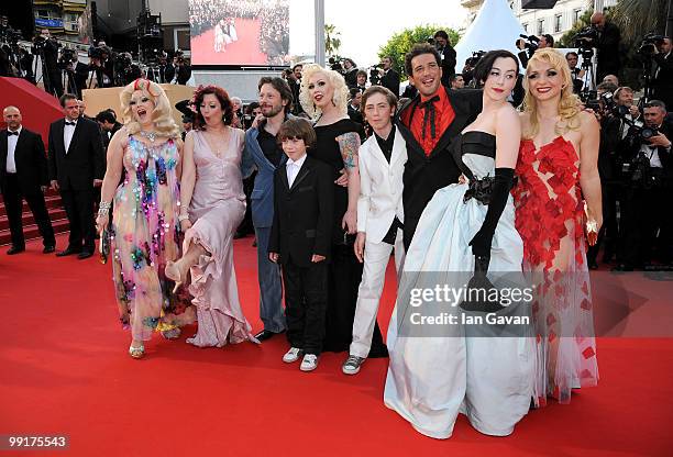 Actress Kitten on the Keys, actress Dirty Martini, actor and director Mathieu Amalric, Mimmi Le Meaux, actor Roky Roulette, Julie Atlas Muz, actress...