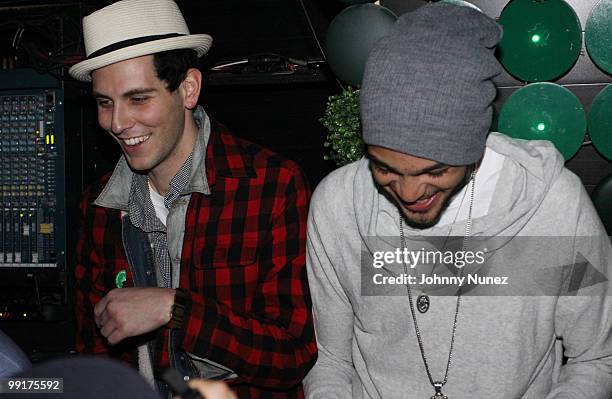 Gabe Saporta and Travis McCoy host the official Travis McCoy concert after party at Greenhouse on May 12, 2010 in New York City.