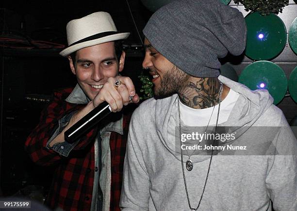 Gabe Saporta and Travis McCoy host the official Travis McCoy concert after party at Greenhouse on May 12, 2010 in New York City.