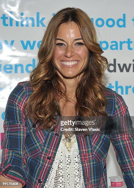 Kelly Bensimon of "The Real Housewifes of NYC" kicks off the maiden voyage of the "Method & Goodwill's Wash Smart. Give Smart." truck in SOHO...