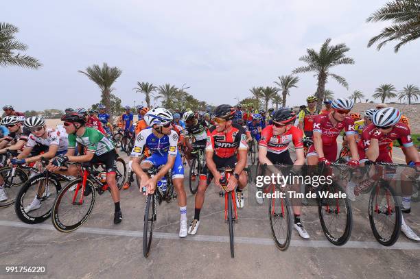 8Th Tour Of Oman 2017, Stage 4Start, Tom Boonen / Greg Van Avermaet / Ben Hermans Red Leader Jersey/ Rui Faria Da Costa Green Sprint Jersey/ Mark...