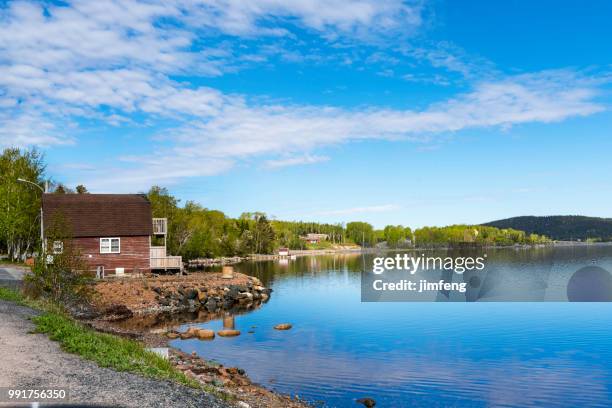 traytown - gander-newfoundland stockfoto's en -beelden