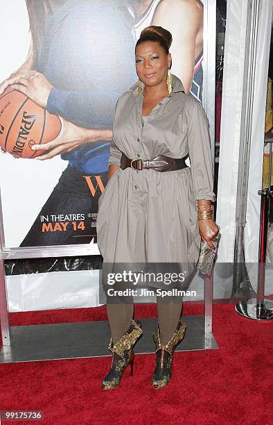 Actress Queen Latifah attends the premiere of "Just Wright" at Ziegfeld Theatre on May 4, 2010 in New York City.