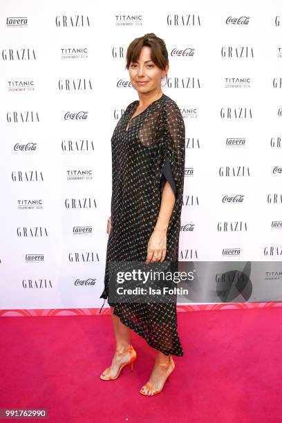 German actress Carolina Vera during the Grazia Pink Hour at Titanic Hotel on July 4, 2018 in Berlin, Germany.