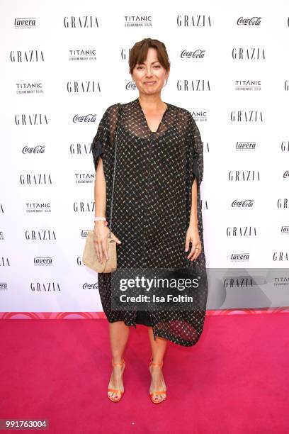 German actress Carolina Vera during the Grazia Pink Hour at Titanic Hotel on July 4, 2018 in Berlin, Germany.