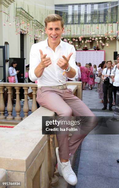 Lukas Sauer during the Grazia Pink Hour at Titanic Hotel on July 4, 2018 in Berlin, Germany.