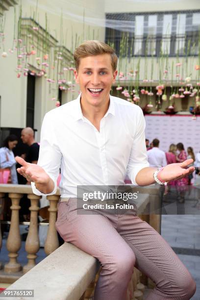 Lukas Sauer during the Grazia Pink Hour at Titanic Hotel on July 4, 2018 in Berlin, Germany.