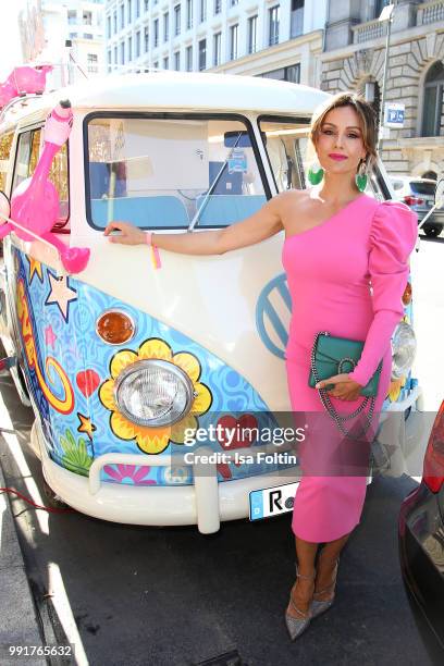 Nazan Eckes during the Grazia Pink Hour at Titanic Hotel on July 4, 2018 in Berlin, Germany.