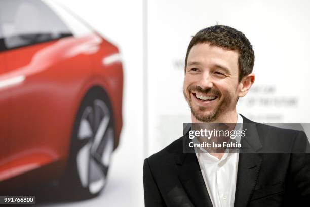 Oliver Berben during the exhibition preview of 'Driving Vizzions to Reality' at DRIVE. Volkswagen Group Forum on July 4, 2018 in Berlin, Germany.