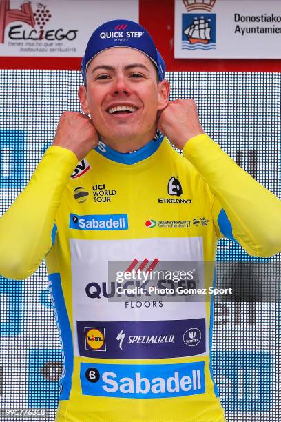 57Th Vuelta Pais Vasco 2017, Stage 3Podium, David De La Cruz Yello Leader Jersey, Celebration, Gasteiz - Donostia , Tour Of Basque Country , Euskal...