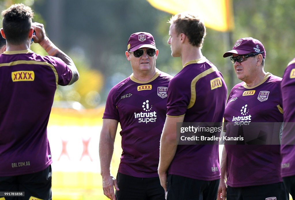Queensland Maroons Training Session
