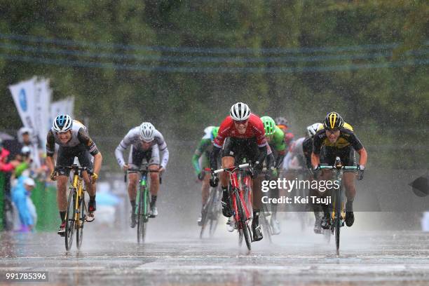 26Th Japan Cup 2017 Cycle Road Race 2017 Arrival, Sprint, Jasper Stuyven / Enrico Battaglin / Benjamin Hill / Utsunomiya - Utsunomiya / Race...