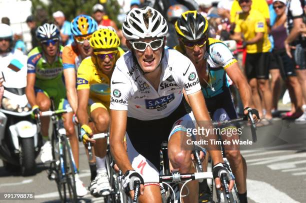 Tour De France 2009, Stage 20Schleck Andy White Jersey, Armstrong Lance / Contador Alberto / Wiggins Bradley / Nibali Vincenzo /Montelimar - Mont...