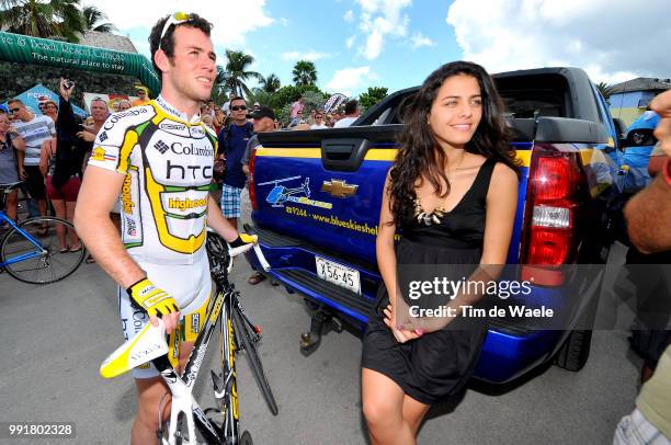 Amstel Curacao Race 2009Mark Cavendish + Fionella Migliore Girlfriend Copine Vriendin, Tim De Waele/