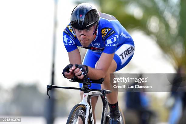 61Th Ruta Del Sol 2015, Stage 1B, Individual Time Trial /Fabio Silvestre Blue Jersey /Coria Del Rio - Coria Del Rio / Itt, Contre La Montre, Tijdrit,...